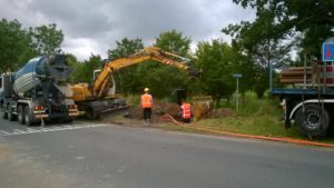 Eerst beton-storten palen